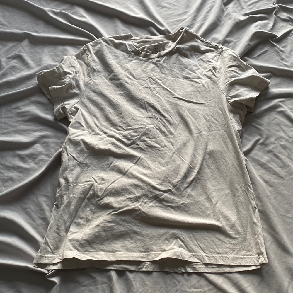 White crewneck tshirt
